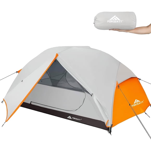Carpa Forceatt para Mochilero Impermeable para 2 Personas, para 3-4 Temporadas