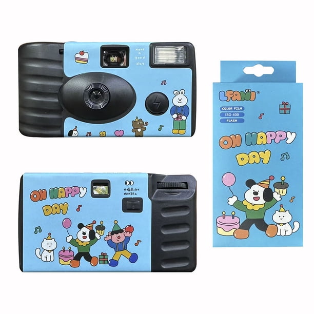 Cámara Retra Un Uso Película Desechable 35mm 27 Fotos 200 ISO