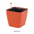 thumbnail image 2 of Yuarrent Macetas resistentes a la intemperie para espacios pequeños Garden S Beauty Maceta de autorriego Macetas para plantas Jardín y Patio cerámica roja 14*13*10.5, 2 of 6