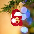 thumbnail image 4 of dajkiuy Initial Christmas Ornaments for Tree, 26 Letter Personalized Christmas Indoor for Christmas Tree Ornaments Pendant Hanging Decorations, G, 4 of 5