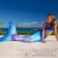 thumbnail image 5 of Fin Fun Limited Edition Mermaid Tail for Women, Teen and Adults with Monofin, Adult Large, Blue Lagoon, 5 of 5