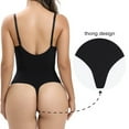 thumbnail image 6 of SHAPERX Thong Shapewear for Women Tummy Control Body Shaper Seamless Sculpting Bodysuit, 6 of 8