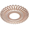 thumbnail image 2 of Ekena Millwork 24"OD x 8 7/8"ID x 3/8"T Cornelius Wood Fretwork Pierced Ceiling Medallion, Cherry, 2 of 3