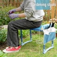 thumbnail image 4 of Folding Garden Stool and Kneeler, Heavy Duty Garden Kneeler and Seat, Kneeling Device for Gardening, Gardeners and Seniors, 4 of 10