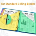 thumbnail image 5 of AGCAN Binder Dividers with Tab, 8 Count Dividers with Two Pockets, 8 Tab Dividers for 3 Ring Binders, Plastic Binder Index Dividers, Multicolor, Letter Size, 5 of 7