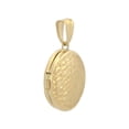 thumbnail image 2 of Dije Relicario Oval Facetado Oro Sólido 14k, 2 of 5
