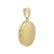 thumbnail image 2 of Dije Relicario Oval Facetado Oro Sólido 14k, 2 of 5
