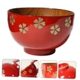thumbnail image 4 of WHAMVOX Floral Shaped Bowl Acacia Wood Decorative Bowls for Home Use 1Set, 4 of 8