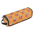 thumbnail image 2 of Hair Tool Organizer Bag with Heat Resistant Mat Removable Travel Storage Case for Hot Air Brushes Curling Irons Popcorn Pattern, 2 of 8