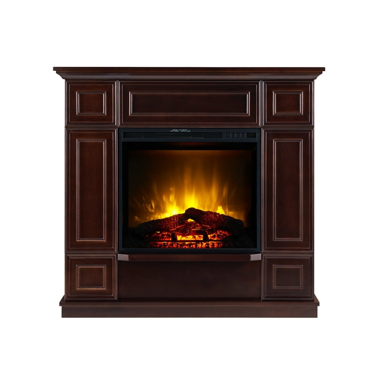 Bold Flame 43.31 inch Electric Fireplace in Dark Chocolate - Walmart.com