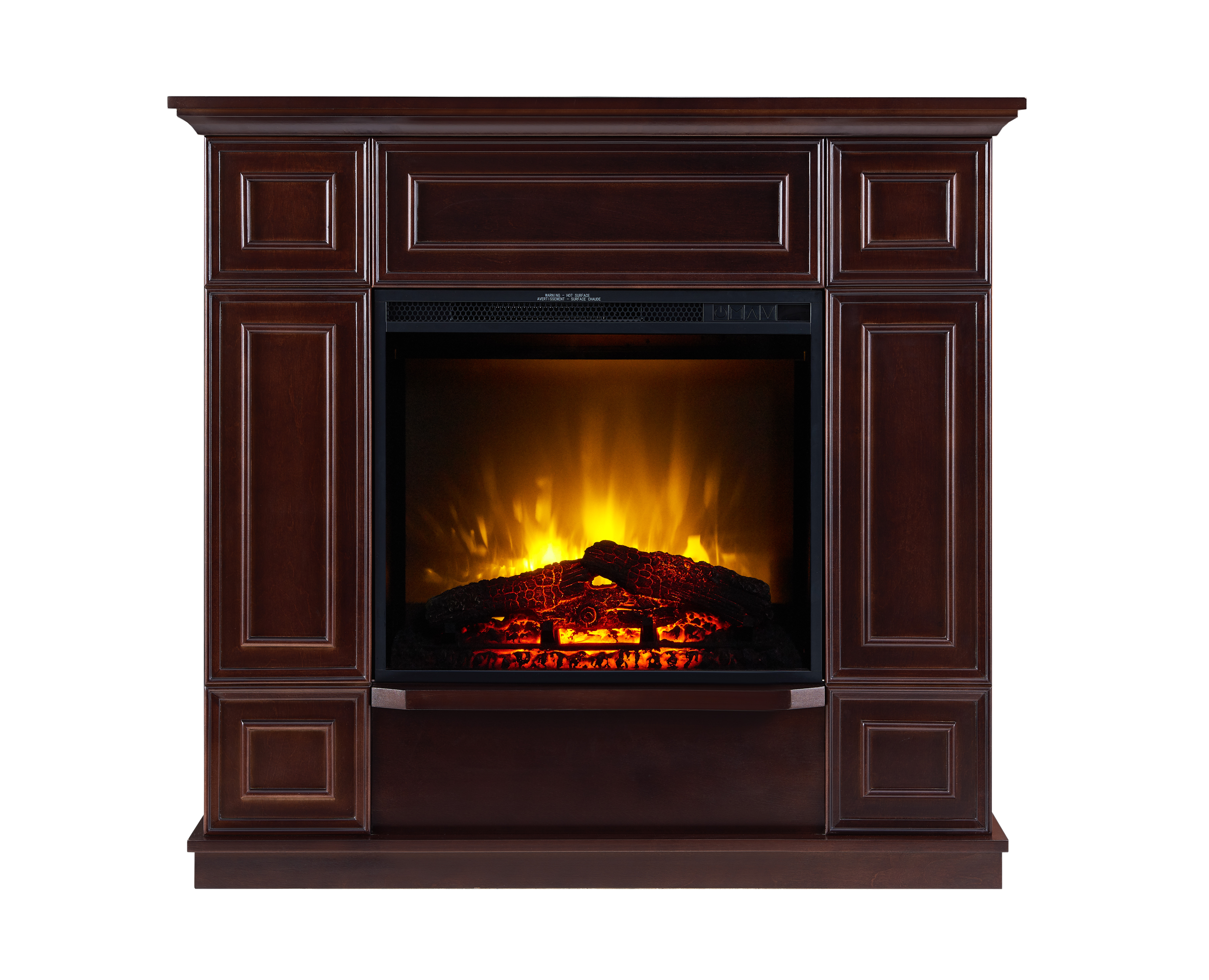 Bold Flame 43.31 inch Electric Fireplace in Dark Chocolate - image 2 of 7