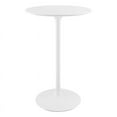 thumbnail image 4 of Modway Lippa 28 Table de Bar Moderne Mi-Siècle avec Dessus Rond et Base Piédestal en Blanc, 4 of 9