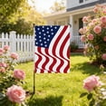 thumbnail image 4 of Vintage Garden Yard Flag, Double Sided Retro Patriotic American Flag Printed Craft, for Yard Ornament, Outdoor Lawn Decor, Holiday Courtyard Layout, 4 of 6
