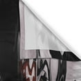 thumbnail image 3 of Ambesonne Cars Kitchen Curtains, Modern Black Vehicle Style, 55"x45", Black Red White, 3 of 3