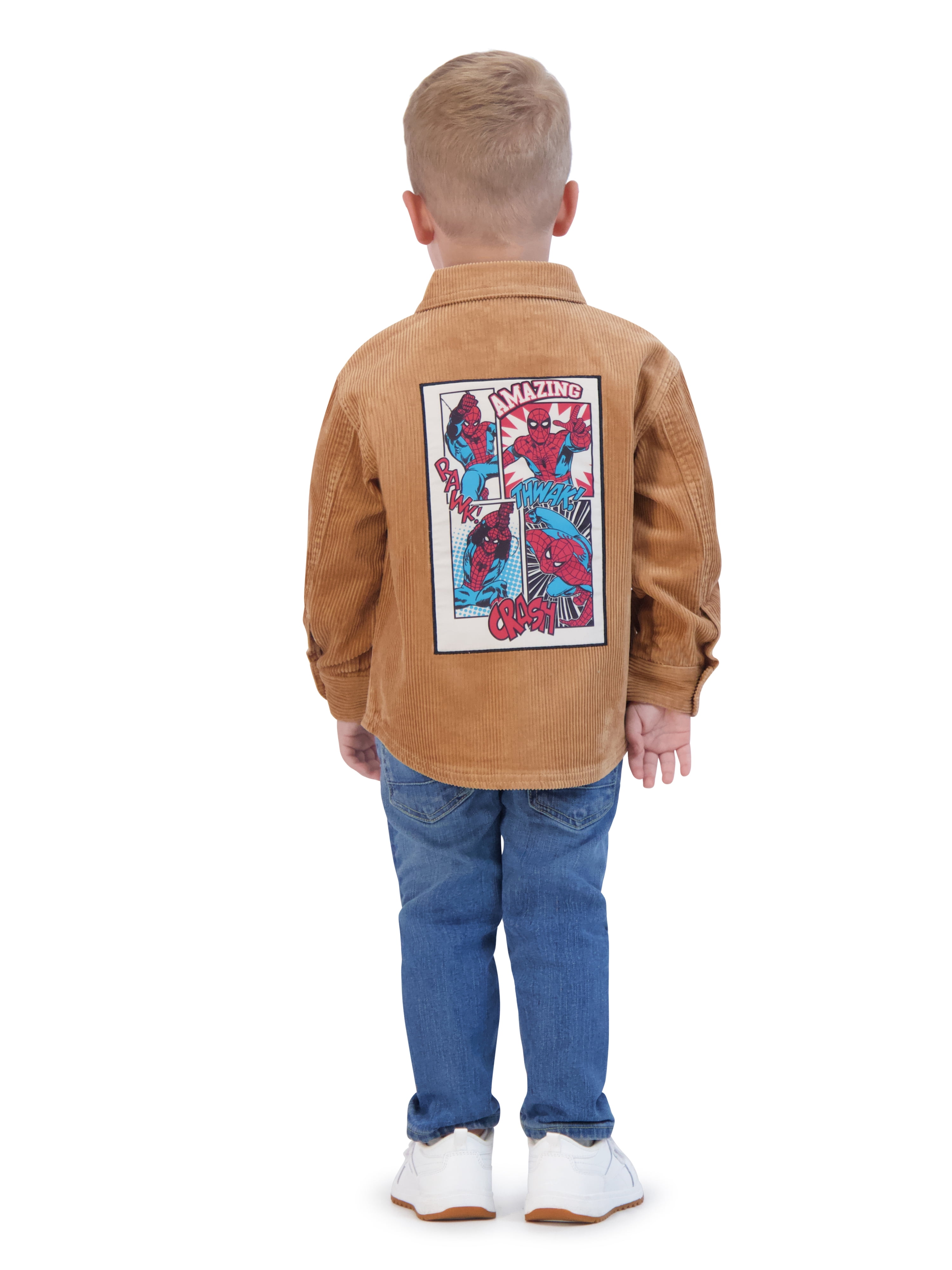 Spider-Man Toddler Boy Shacket, Sizes 12M-5T