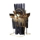 thumbnail image 2 of Juego de vajilla de acero inoxidable Juego de utensilios Juego de cucharas Juego de vajilla familiar para Oro negro, 2 of 8