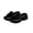 black, variant on Women's Satin Look Platform Slide Sandals, Open Toe One Band Slides