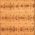 thumbnail image 1 of Ahgly Company Indoor Square Abstract Orange Modern Area Rugs, 6' Square, 1 of 4