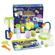 Learning Resources Beaker Creatures Monsterglow Lab - 13 Pieces, Boys and Girls Ages 5+ Kids Educational Science Kits, Slime for Kids