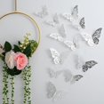 thumbnail image 1 of HAHDAXIA 3d Three-dimensional Hollow Butterfly Wall Sticker Wall Decoration Living Room Wall Decoration Stickers, 1 of 5