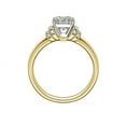 thumbnail image 2 of 2.15 Ct Asscher Cut (D/VVS1) Moissanite Womens Fine Ring for Engagagement Gift Solid 18K Yellow Gold Size 11.5 by Diamond-Capitals, 2 of 6