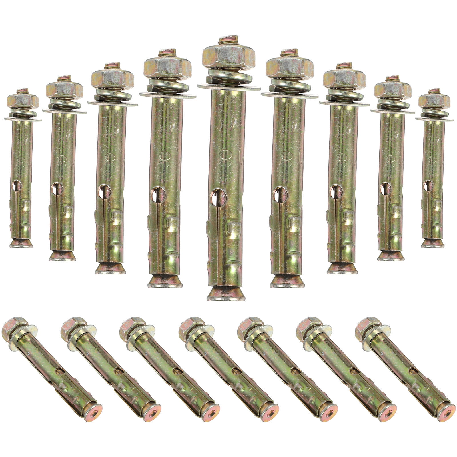 Raindrops 40 pcs Durable Expansion Screws for Concrete Steel expansion bolt for Secure Fastening Steel Expansion Screws Expansion Bolts Fastening Screws ( x 60mm)