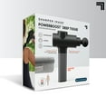 thumbnail image 6 of Sharper Image® Powerboost® Deep Tissue Percussion Massager Full Body Massage Gun, with 5 Interchangeable Attachments, Black, 6 of 14