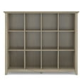 thumbnail image 6 of Acadian 48 inch x 57 inch Solid Wood Transitional 12 Cube Storage in Distressed Grey, 6 of 10