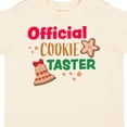 thumbnail image 4 of Inktastic Christmas Official Cookie Taster with Bell and Star Cookie Boys or Girls Toddler T-Shirt, 4 of 5