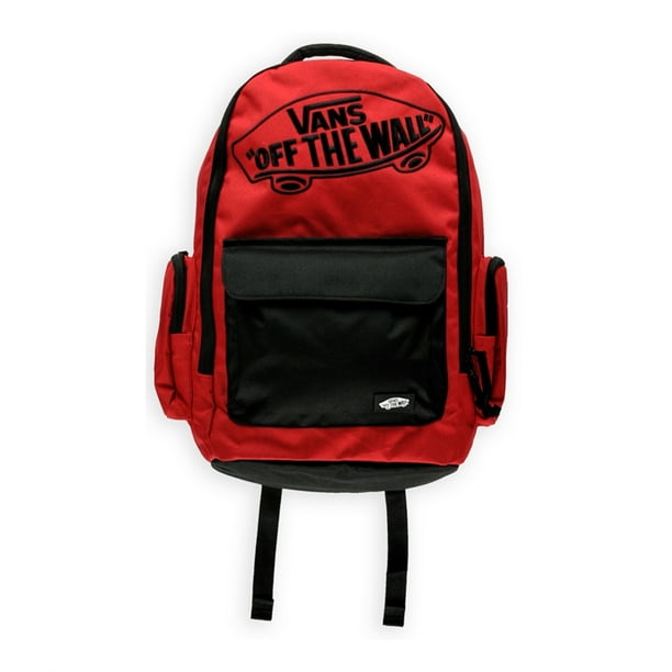 Vans Underhill Mochila estándar, unisex, roja, pequeña (17 in
