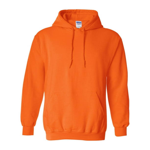 Men Multi Colors Hooded Sweatshirt Men Hoodies Color Safety Orange 3X ...