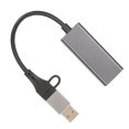 thumbnail image 2 of NFTIGB Type C to RJ45 Adapter 10/100/1000Mbps Self Adaptive USB C to Ethernet Adapter for Laptop, Premium Aluminum Alloy High Speed Network Adapter (0.07 lb / 30.00 g), 2 of 9