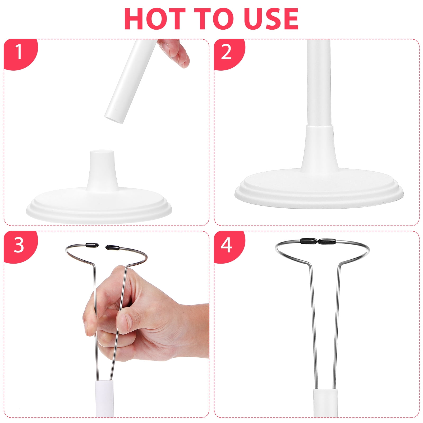 Toyvian Support De Figurine – Lot De 3 Bases Transparentes Réglables – Assemblage Simple – Pour Action Figures, Modèles, Poupées – 9,5 X 7 X 7 Cm