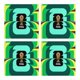 thumbnail image 3 of FIFA-theme Hand Towel Soft Absorbent Kitchen Bathroom Hanging Hand Towel Quick-Dry Non-Shedding Household Small Square Towel 4pcs, 3 of 6