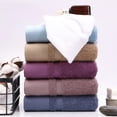 thumbnail image 5 of Bathroom Hand Towels Sets, Cotton Face Towels, Super Soft Highly Absorbent Hand Towel (2 Pack) - Grape Violet, 5 of 5