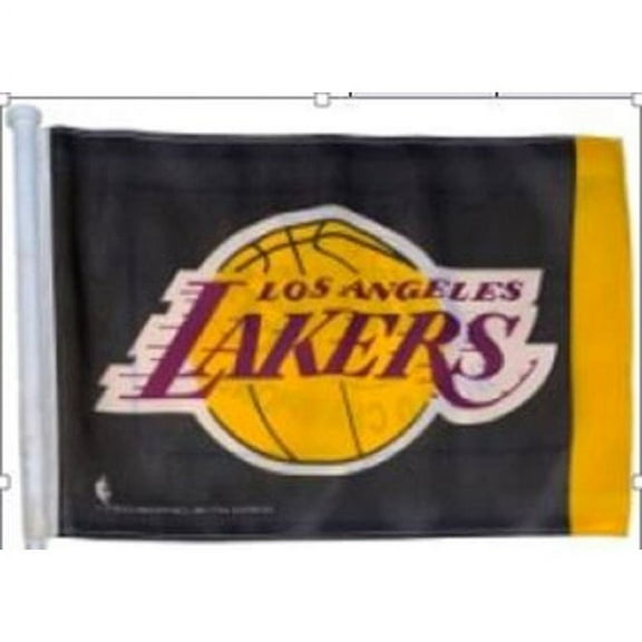 NBA (LA LAKERS) Los Angeles Banner Flag Car Flag Double Sided Flag