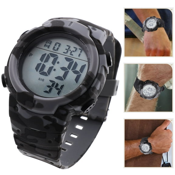 Raindrops  Digital Watch Luminous Sports Waterproof Men Watches Student