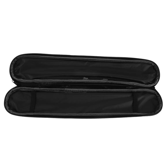 LOLIPPYY PU Black Flute and Clarinet Case Waterproof Portable Instrument Carrying Bag
