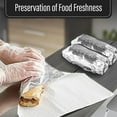 thumbnail image 5 of Insulation Sandwich Wrapping Paper Aluminum Foil Sheets - [200 Pack] - (14" x 16") - Aluminum Foil Sandwich Wrap Sheets For Sandwich Wraps, Burritos and BBQ, 5 of 9