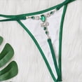 thumbnail image 6 of HUPOM Maternity Swimsuit High Waist Sheath Bikinis Bikini Fashion Underwire Swimwear Clearance Green size 8, 6 of 9