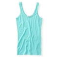 thumbnail image 2 of Camiseta de tirantes Aeropostale ultrasuave para mujer color azul pequeña, 2 of 2