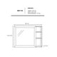 thumbnail image 5 of Botiquin Organizador De Baño Con Espejo Minimalista ELOISE, 5 of 5
