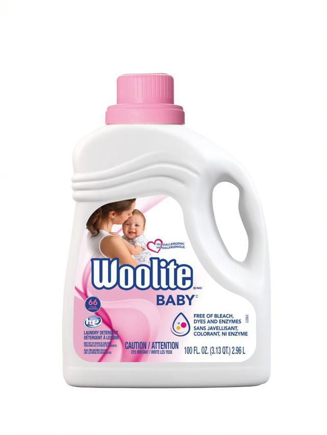 Woolite bébé, Détergent à lessive hypoallergénique, Paquet méga valeur, 2,96 L, Sans produits chimiques agressifs, 1 unité 2,96 L / 66 brassées