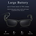 thumbnail image 2 of FlyFlise Smart Audio Glasses Wirelessly BT Music Glasses Music &, 2 of 8