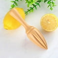 thumbnail image 3 of Tnarru Lemon Juicer Hardwood Squeezer Juice Handmade Hand Pressure for Restaurant, 3 of 7