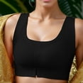 thumbnail image 2 of Sngxgn Women Strappy Sports Bra Yoga Bras Padded Backless Medium Support Tops(Black,XL), 2 of 5
