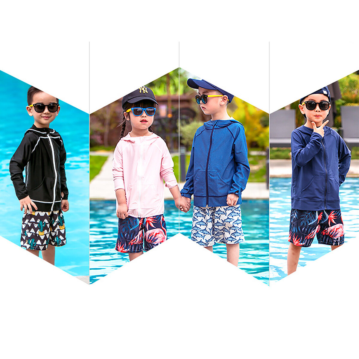 Little Boys Quick Dry Beach Board Shorts Kids Swim Trunk Swimsuit Beach Shorts Swim Trunk for Boys - image 2 of 6