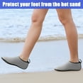 thumbnail image 3 of Htwon Waterproof Socks, Beach Volleyball Sand Proof Socks, Wetsuit Snorkel Socks for Men Women Gray, 3 of 5