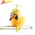 thumbnail image 2 of Motorcycle Accessories Small Yellow Duck Car Bicycle Ornamental Cute Helmet with Propeller Broken Wind Moto Decoration Dropship, 2 of 6