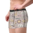 thumbnail image 2 of Kdxio Men's Boxer Briefs with Safari Animals Print - Comfortable and Breathable Underwear for Everyday Wear, 2 of 5